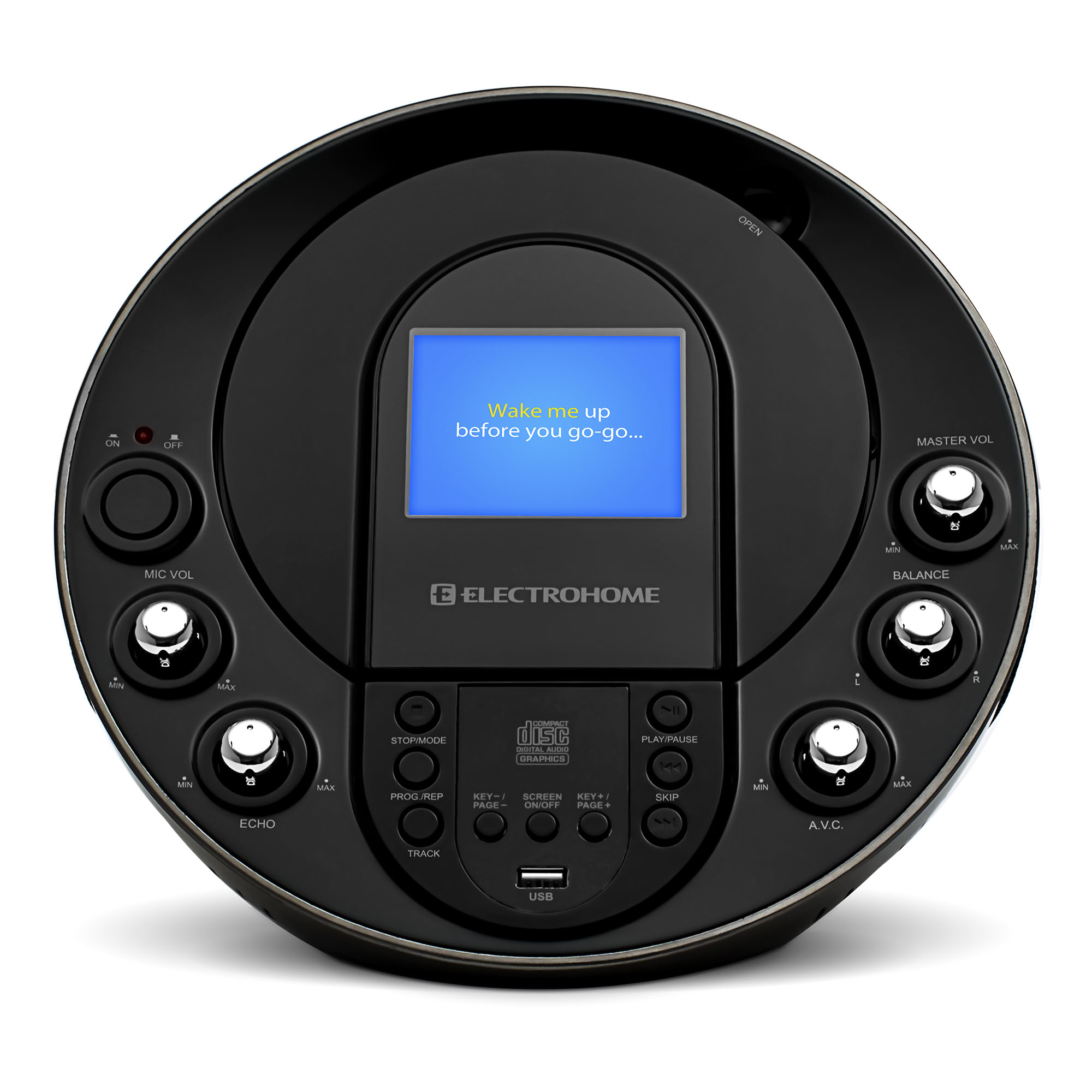 Electrohome Karaoke Machine Portable Speaker System CD+G/MP3+G Player